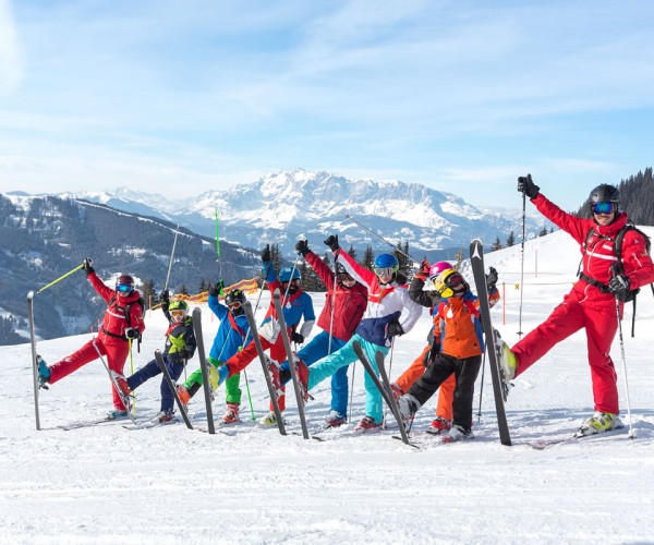 Spaß im Skikurs mit der Skischule Kleinarl