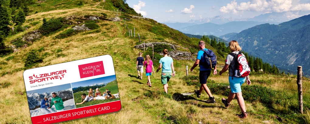 Wandern mit Kinder im Sommerurlaub in Wagrain-Kleinarl © Wagrain-Kleinarl Tourismus