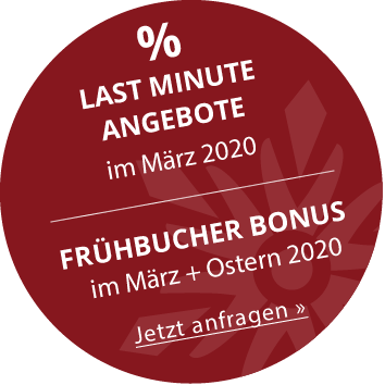 Frühbucherbonus und Last Minute Angebote